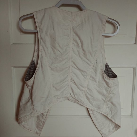 Free People White Vest with Buttons - Picture 4 of 4